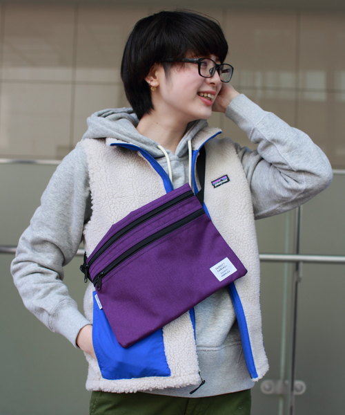 PARROTT CANVAS（パロットキャンバス）の「PARROTT CANVAS / パロットキャンバス　サコッシュ　 SACOSHE（ショルダーバッグ・メンズ・ブラック/カモフラージュ/グリーン/カーキブラウン/ネイビー/パープル・FREE）」の5枚目の写真