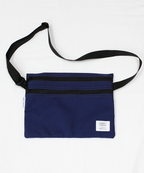 PARROTT CANVAS（パロットキャンバス）の「PARROTT CANVAS / パロットキャンバス　サコッシュ　 SACOSHE（ショルダーバッグ・メンズ・ブラック/カモフラージュ/グリーン/カーキブラウン/ネイビー/パープル・FREE）」の17枚目の写真