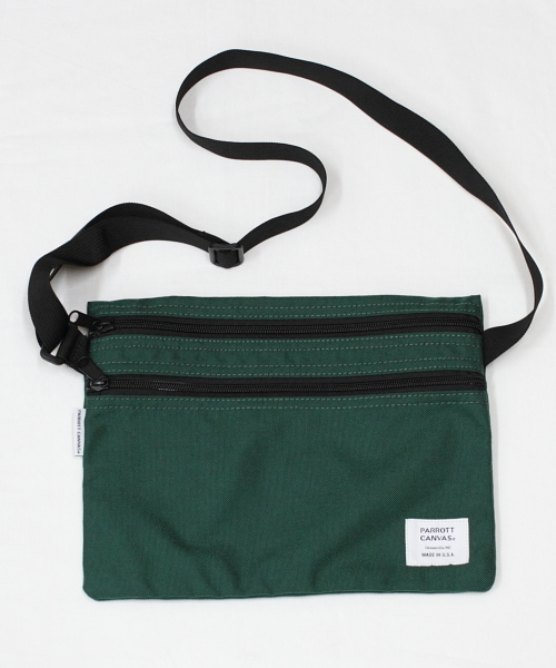 PARROTT CANVAS（パロットキャンバス）の「PARROTT CANVAS / パロットキャンバス　サコッシュ　 SACOSHE（ショルダーバッグ・メンズ・ブラック/カモフラージュ/グリーン/カーキブラウン/ネイビー/パープル・FREE）」の20枚目の写真