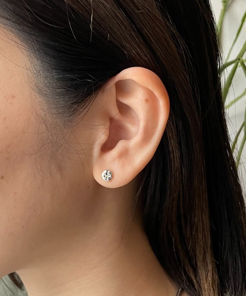 VIVIFY（ビビファイ）の「ピアス/サークル/プレート/ハンマー（ピアス（片耳用）・メンズ・シルバー・FREE）」の2枚目の写真