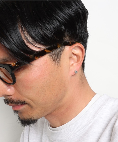 VIVIFY（ビビファイ）の「ピアス/サークル/プレート/ハンマー（ピアス（片耳用）・メンズ・シルバー・FREE）」の6枚目の写真