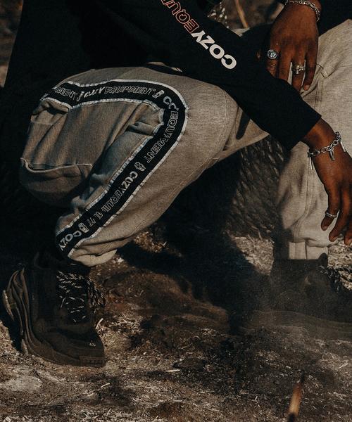 TEAM COZY（チーム コージー）の「＜TEAM COZY × monkey time＞ RUPERT BAGGY PT/バギーパンツ ◆（その他パンツ・メンズ・ブラック/グレー・LARGE/SMALL/MEDIUM）」の2枚目の写真