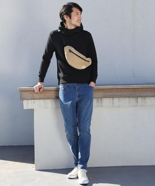 coen（コーエン）の「キャンバスボディバッグ（ボディバッグ/ウエストポーチ・メンズ・ブラック/ベージュ/オレンジ・FREE）」の12枚目の写真