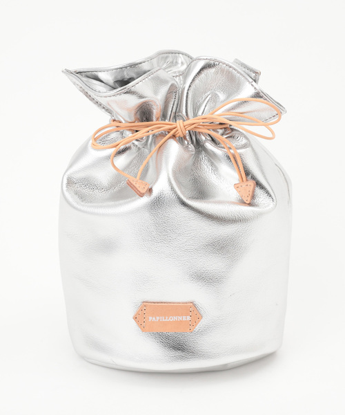 PAPILLONNER（パピヨネ）の「【Can Cam5月号掲載】バンブーバケツトート（ショルダーバッグ・レディース・シルバー/イエロー・FREE）」の12枚目の写真