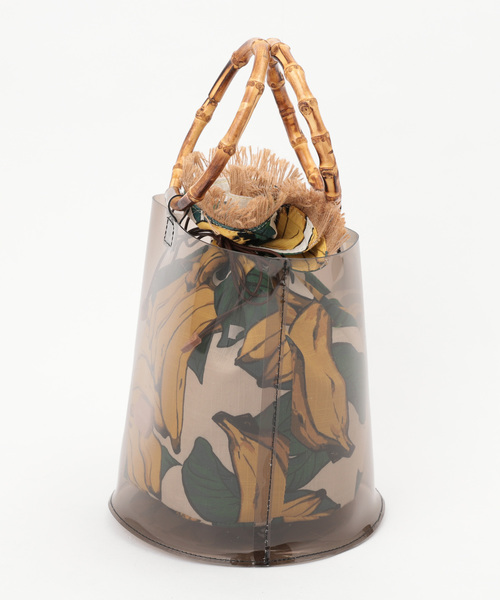 PAPILLONNER（パピヨネ）の「【Can Cam5月号掲載】バンブーバケツトート（ショルダーバッグ・レディース・シルバー/イエロー・FREE）」の10枚目の写真