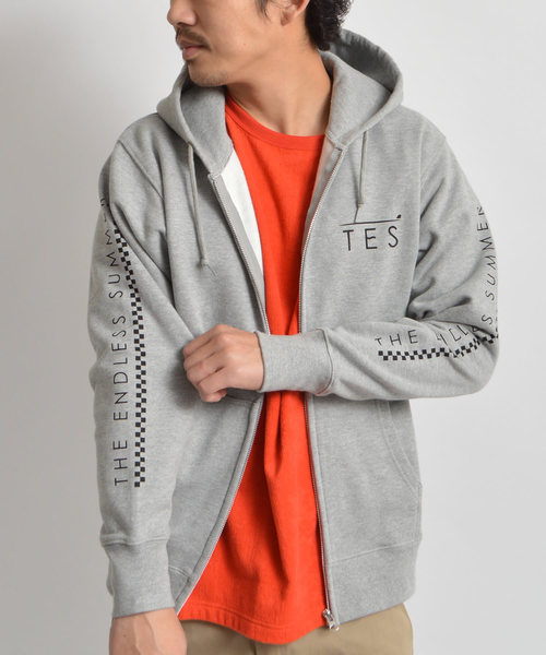 ROOPTOKYO(ループトウキョウ)の「ROOPTOKYO×TES 別注 ジップ パーカー(パーカー・メンズ・ホワイト/グレー・S/M/L)」の9枚目の写真