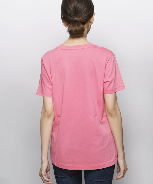 NIKE（ナイキ）の「【NIKE】吸湿性抜群コットン100%ロゴTシャツ（Tシャツ/カットソー・レディース・ホワイト/ピンク/ブラック/ブルー/ピンク系その他/グレー/ホワイト×ブラック・L/M/S/XL）」の18枚目の写真