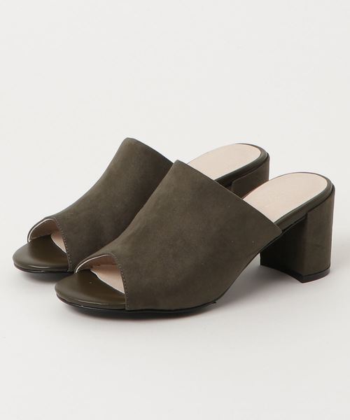 un dix cors（アンディコール）の「エコスエードサンダル-（サンダル・レディース・カーキ/イエロー・SMALL/MEDIUM/LARGE）」の2枚目の写真