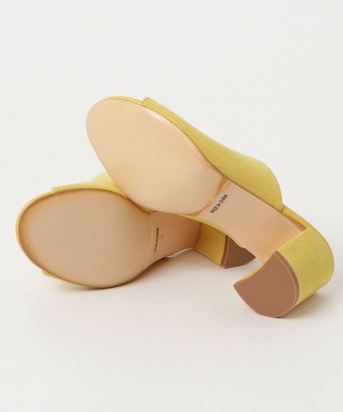 un dix cors（アンディコール）の「エコスエードサンダル-（サンダル・レディース・カーキ/イエロー・SMALL/MEDIUM/LARGE）」の3枚目の写真