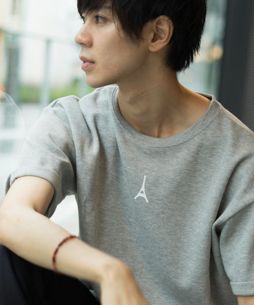 MONO-MART（モノマート）の「ワールドワンポイントオーバーカットソー/Heavy Cotton(1/2 sleeve)（Tシャツ/カットソー・メンズ・ホワイト/ブラック/グレー/グリーン/ピンク・FREE）」の4枚目の写真