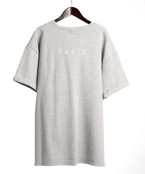 MONO-MART（モノマート）の「ワールドワンポイントオーバーカットソー/Heavy Cotton(1/2 sleeve)（Tシャツ/カットソー・メンズ・ホワイト/ブラック/グレー/グリーン/ピンク・FREE）」の12枚目の写真