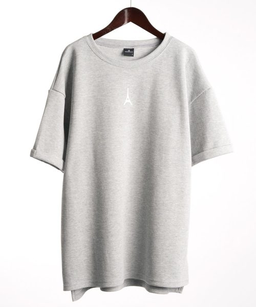 MONO-MART（モノマート）の「ワールドワンポイントオーバーカットソー/Heavy Cotton(1/2 sleeve)（Tシャツ/カットソー・メンズ・ホワイト/ブラック/グレー/グリーン/ピンク・FREE）」の11枚目の写真