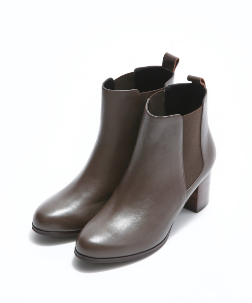 PICHE ABAHOUSE（ピシェ アバハウス）の「【晴雨兼用】6ｃｍサイドゴアブーツ（ブーツ・レディース・ブラック/グレー/ダークブラウン・34/35/36/37/38/39/40）」の3枚目の写真