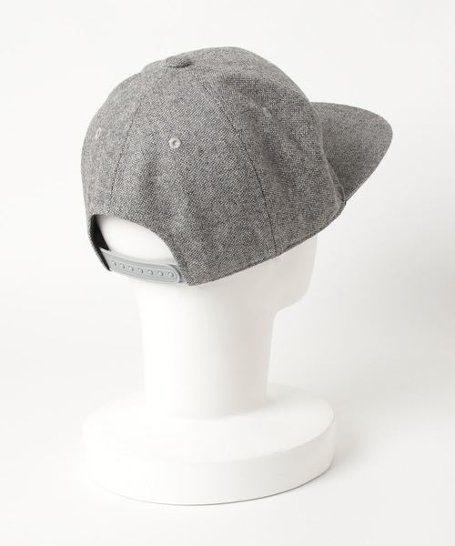 BEN DAVIS ORIGINALS（ベンデイビスオリジナルス）の「BENDAVIS TWEED  BB CAP/ベンデイビス ツイード調 ベースボールキャップ（キャップ・メンズ・ブラック×グレー/杢グレー・FREE）」の3枚目の写真