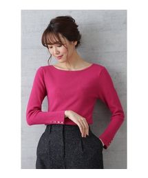 NATURAL BEAUTY BASIC | 【CanCamコラボ】ボートネックリブニット(ニット/セーター)