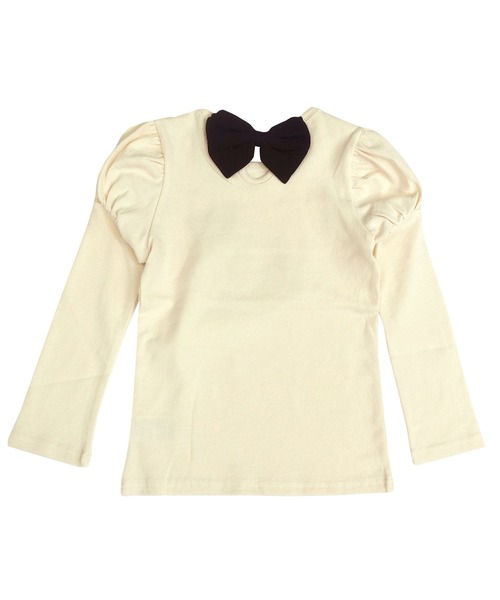 Bee des Bee（ビーデスビー）の「長袖デザイントップス（Tシャツ/カットソー・キッズ・ブラック×ホワイト/ホワイト×ネイビー/ブラック/ネイビー/グレー/ピンク/アイボリー/ライトブラウン/グレー系その他/ブラウン系その他/ブルー系その他/ワイン/ピンク系その他2/ブラウン系その他2/ブルー系その他2/ピンク系その他/ミント/コーラルピンク/グリーン系その他/ラベンダー/チャコール/パープル系その他/ベージュ/グレー系その他2/パープル系その他2/ブラック系その他2/ブラック系その他3/ベージュ系その他/グリーン系その他2/ピンク系その他3/ブラウン系その他3/ライトベージュ/ブルー系その他3/ブルー × パープル・90cm/100cm/110cm/120cm/130cm/140cm/150cm）」の17枚目の写真