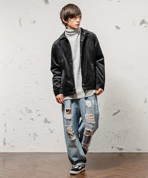 MinoriTY(マイノリティ)の「コーチジャケット/ルーズシルエット/5.5Wコーデュロイ(その他アウター・メンズ・ブラック/ベージュ/ブラウン・M/L)」の6枚目の写真