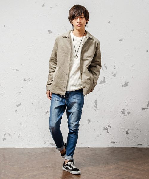 MinoriTY(マイノリティ)の「コーチジャケット/ルーズシルエット/5.5Wコーデュロイ(その他アウター・メンズ・ブラック/ベージュ/ブラウン・M/L)」の8枚目の写真