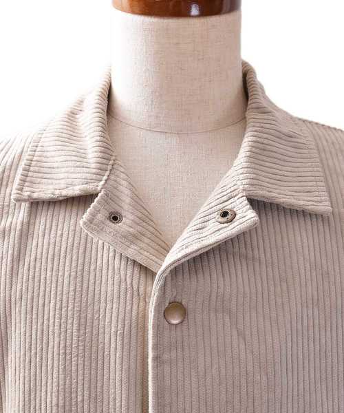 MinoriTY(マイノリティ)の「コーチジャケット/ルーズシルエット/5.5Wコーデュロイ(その他アウター・メンズ・ブラック/ベージュ/ブラウン・M/L)」の15枚目の写真