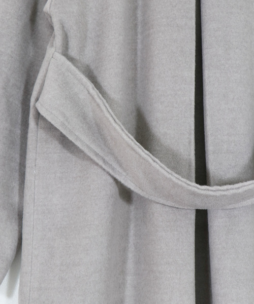 &g'aime(アンジェム)の「【&g'aime】チェスターロングコート(チェスターコート・レディース・ブラック/ダークブラウン/グレー/ベージュ・FREE)」の17枚目の写真