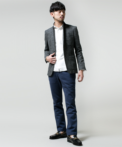 NANO universe（ナノユニバース）の「防風ウィンドサーモスウェットパンツ（その他パンツ・メンズ・トップグレー/チャコール/ネイビー/ブラック・SMALL/MEDIUM/LARGE/X-LARGE）」の15枚目の写真