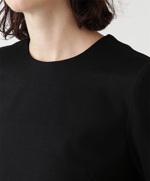 JILL STUART（ジルスチュアート）の「◆《Endy ROBE》マヌエラペプラムブラウス（シャツ/ブラウス・レディース・ブラック/パープル・SMALL/MEDIUM）」の3枚目の写真