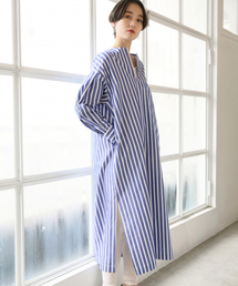 LOWRYS FARM | スキッパーシャツワンピース　826326(シャツワンピース)