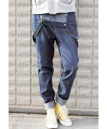 BEATJIVE（ビートジャイブ）の「ストレッチデニム オーバーオール サロペット レディース（サロペット/オーバーオール）」