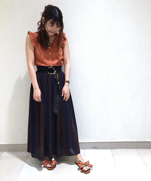 JELLY BEANS(ジェリービーンズ)の「スカーフリボンフラットサンダル(115-8211)JELLY BEANS(ジェリービーンズ)(サンダル・レディース・シルバー/ホワイト・S/L/M)」の18枚目の写真