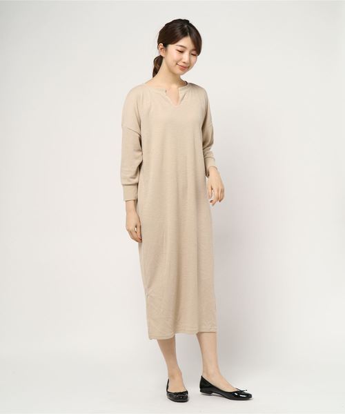 セール ハニカムキーネックロングワンピース ワンピース Koe コエ のファッション通販 Zozotown