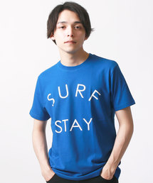 プリント半袖クルーネックTシャツ