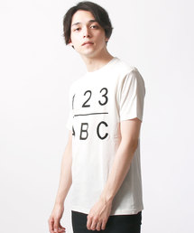 プリント半袖クルーネックTシャツ