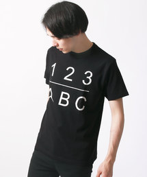 プリント半袖クルーネックTシャツ