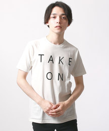 プリント半袖クルーネックTシャツ