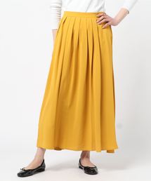 リネンライクロングスカート