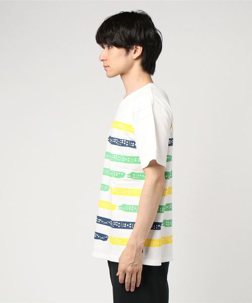 gym master(ジムマスター)の「gym master/ジムマスター ウツボーダー TEE(Tシャツ/カットソー・メンズ・ホワイト系その他/ホワイト系その他2・MEDIUM/LARGE)」の9枚目の写真