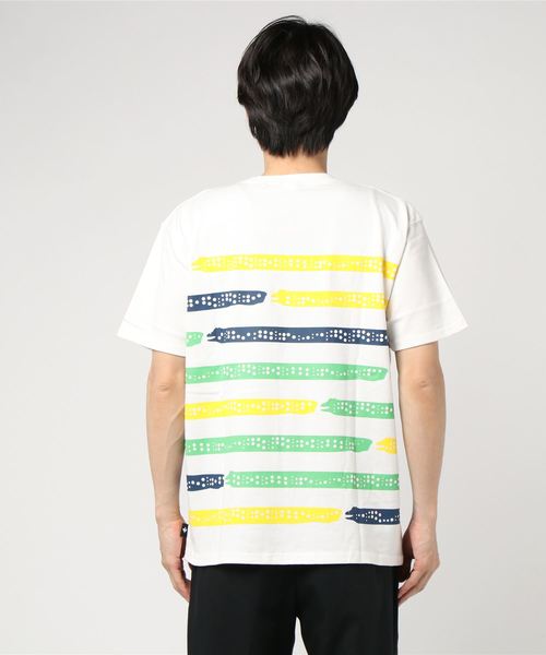 gym master(ジムマスター)の「gym master/ジムマスター ウツボーダー TEE(Tシャツ/カットソー・メンズ・ホワイト系その他/ホワイト系その他2・MEDIUM/LARGE)」の6枚目の写真