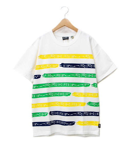gym master(ジムマスター)の「gym master/ジムマスター ウツボーダー TEE(Tシャツ/カットソー・メンズ・ホワイト系その他/ホワイト系その他2・MEDIUM/LARGE)」の2枚目の写真
