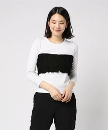【ALLEGE】Cable knit bustier