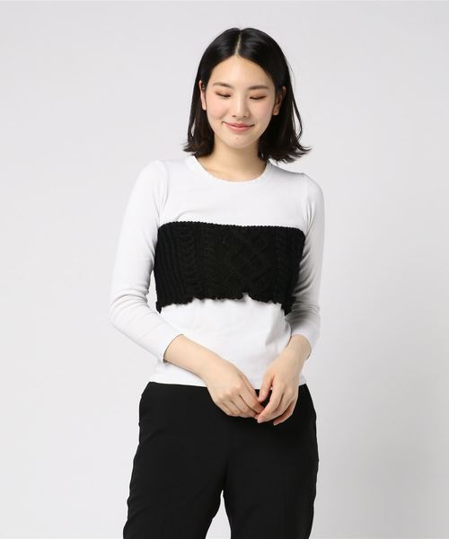 ALLEGE】Cable knit bustier（Tシャツ/カットソー）｜ALLEGE（アレッジ 