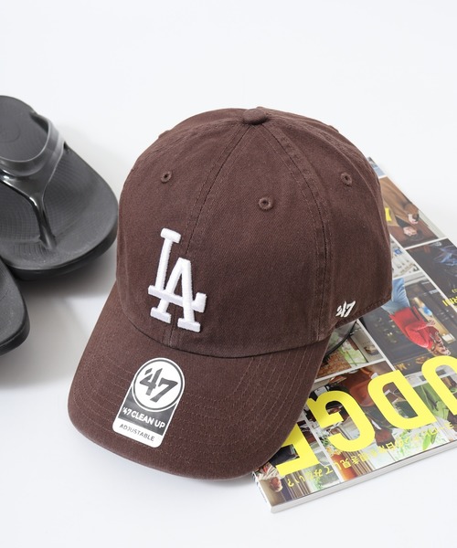 '47（フォーティーセブン）の「MLB公認 ’47BRAND CLEAN UP CAP クリーナップキャップ BBCAP LA ロサンゼルスドジャース（キャップ・メンズ・ブラック/ロイヤルブルー/ホワイト/ナチュラル/ピンク/ライトグリーン/ブラック系その他/カーキ/ピンク系その他/ネイビー/カーキ系/モスグリーン/ベージュ系/ブルー/ダークグリーン/カーキ系1/ブラック系その他2/グレー系その他/グレー/グリーン/ブラウン/グレー系その他2/チャコールグレー・FREE）」の9枚目の写真