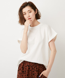 DISCOAT | シルケットチビハイネックフレンチTシャツ(Tシャツ/カットソー)