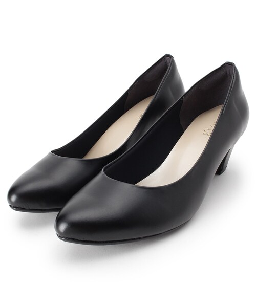 grove(グローブ)の「【5.5cm/日本製/WEB限定/ママスーツ/入卒】やわここち(R)パンプス プラス+ 19AW(パンプス・レディース・ブラック/ベージュ/ベビーピンク/ベージュ系その他6/ブラック系3・50/40/35/45/30/25/20)」の2枚目の写真