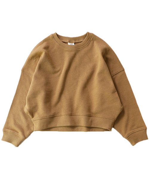 devirock(デビロック)の「スウェットワイドショート丈トレーナー(スウェット・キッズ・ダークグリーン/ライトブラウン/モカ/杢グレー/パープル系その他/キャメル/スミクロ/ワイン/パープル系その他2・110cm/100cm/120cm/130cm/140cm/150cm/160cm)」の20枚目の写真
