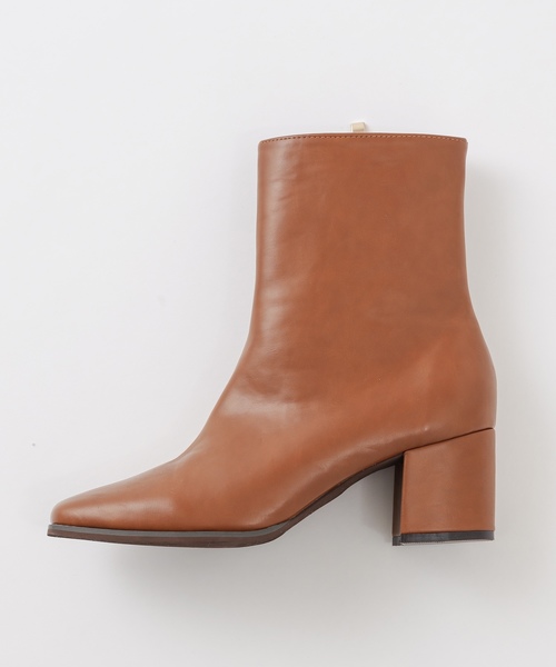 natural couture（ナチュラルクチュール）の「スクエアレトロブーツ（ブーツ・レディース・アイボリー/ブラック/キャメル/ブラウン/ライトベージュ・M/L）」の18枚目の写真