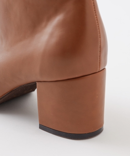 natural couture（ナチュラルクチュール）の「スクエアレトロブーツ（ブーツ・レディース・アイボリー/ブラック/キャメル/ブラウン/ライトベージュ・M/L）」の15枚目の写真