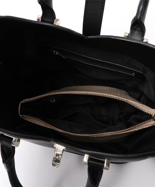 SMIR NASLI（サミールナスリ）の「Shoulder Set Tote（トートバッグ・レディース・ブラック/ベージュ/グレー・ﾌﾘ-）」の13枚目の写真
