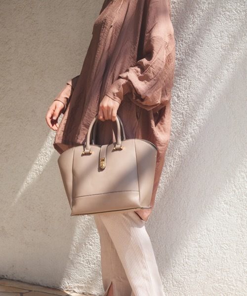 SMIR NASLI（サミールナスリ）の「Shoulder Set Tote（トートバッグ・レディース・ブラック/ベージュ/グレー・ﾌﾘ-）」の3枚目の写真