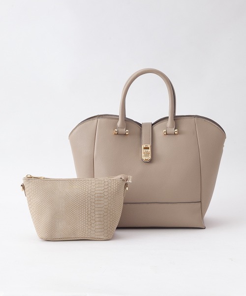 SMIR NASLI（サミールナスリ）の「Shoulder Set Tote（トートバッグ・レディース・ブラック/ベージュ/グレー・ﾌﾘ-）」の6枚目の写真