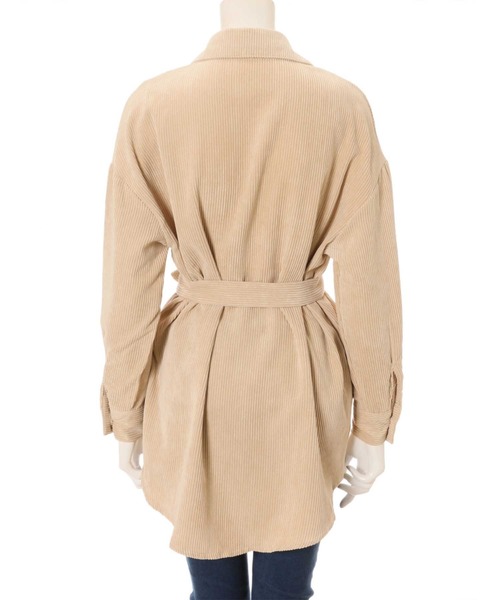 fifth（フィフス）の「ウエストマークコーデュロイシャツ（シャツ/ブラウス・レディース・ブラウン/ベージュ・MEDIUM）」の5枚目の写真